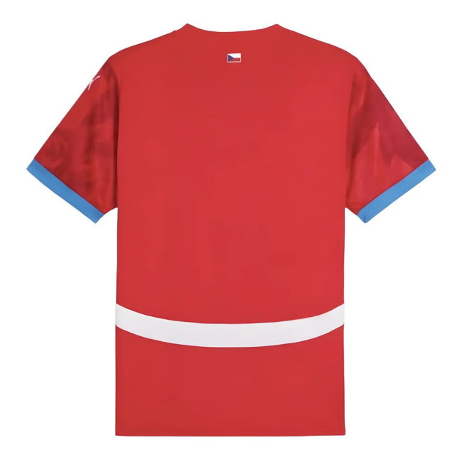 2024-2025 Czech Republic Home Shirt (Baros 9)-SoccerKits Hub | Buy Soccer Jerseys Online